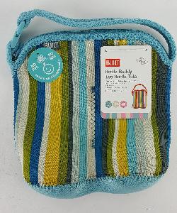 BOTTLE BUDDY TOTE BLUE STRIPE